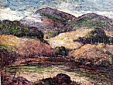 Ernest Lawson Famous Paintings - Berkshire Hills